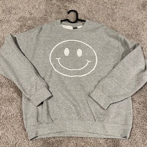 Customized Smiley Face Crewneck